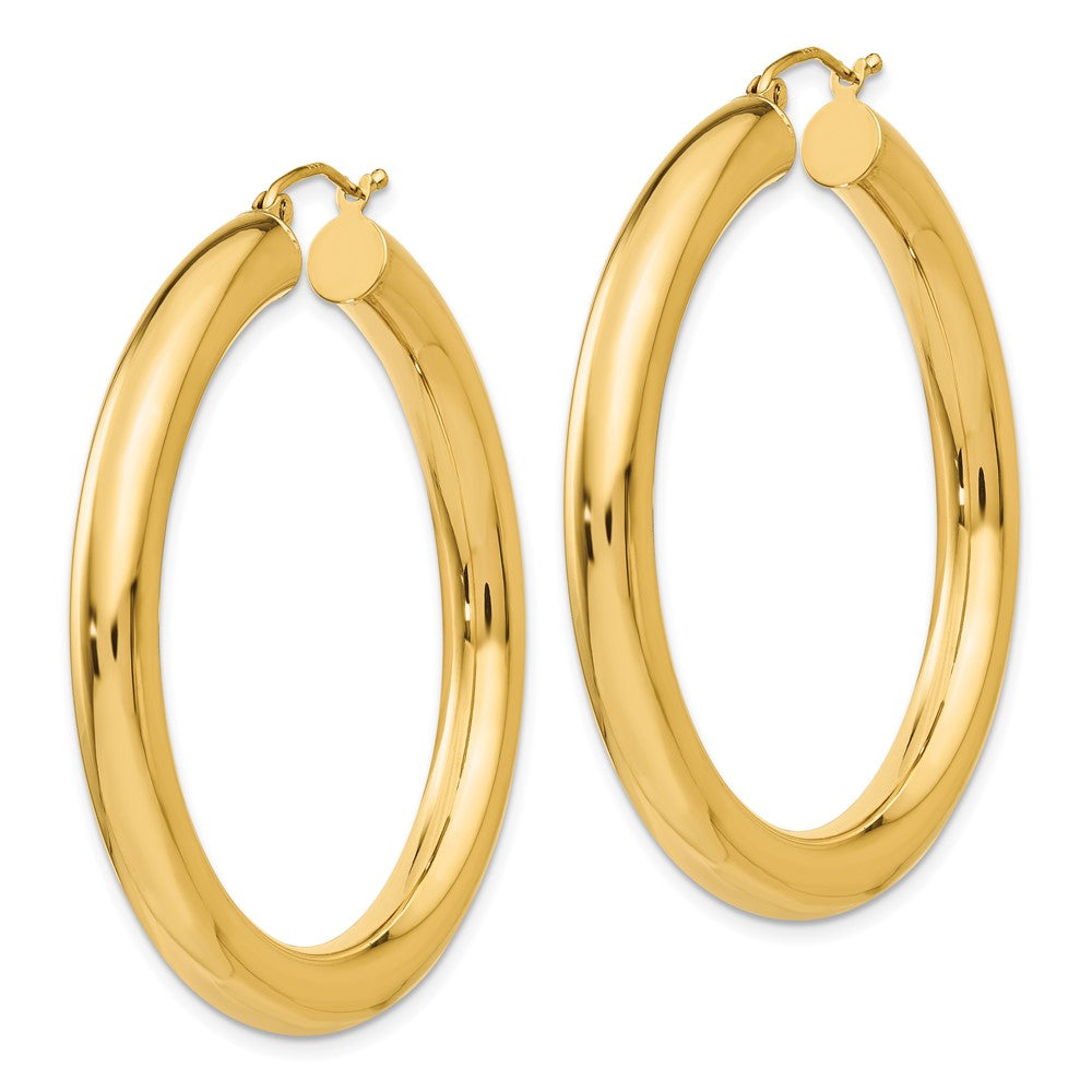 14k Polished Lightweight Hoop Earrings