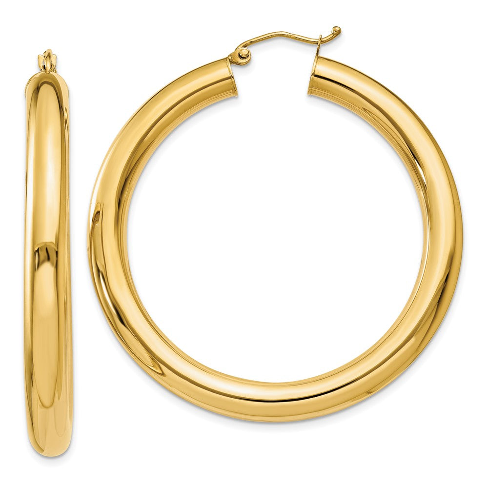 14k Polished Lightweight Hoop Earrings