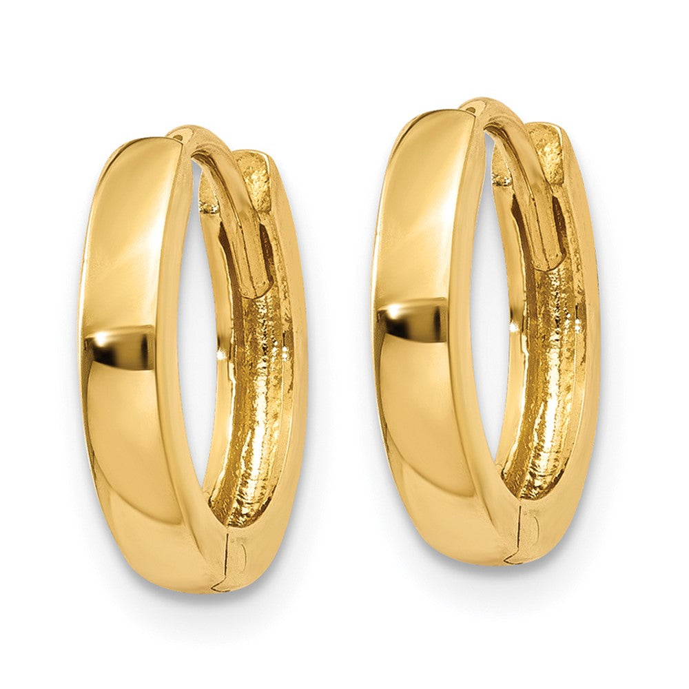 14k Round Hinged Hoop Earrings