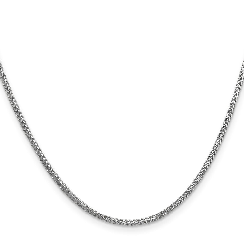 14K White Gold Franco with Lobster Clasp Chain