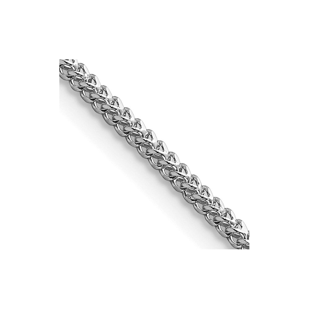 14K White Gold Franco with Lobster Clasp Chain