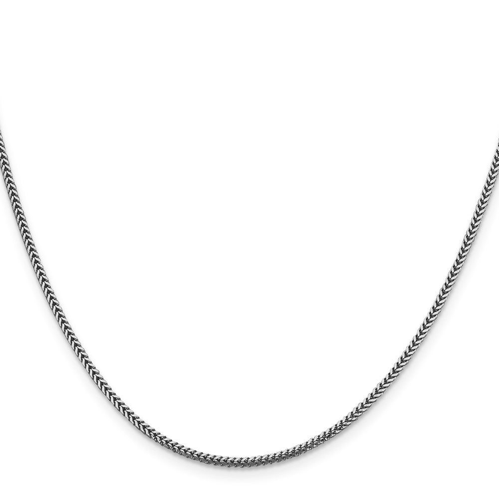 14K White Gold Franco with Lobster Clasp Chain