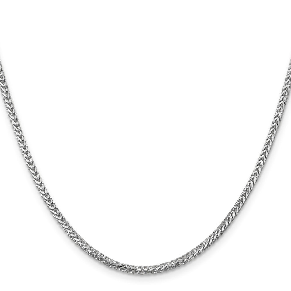 14K White Gold Franco with Lobster Clasp Chain