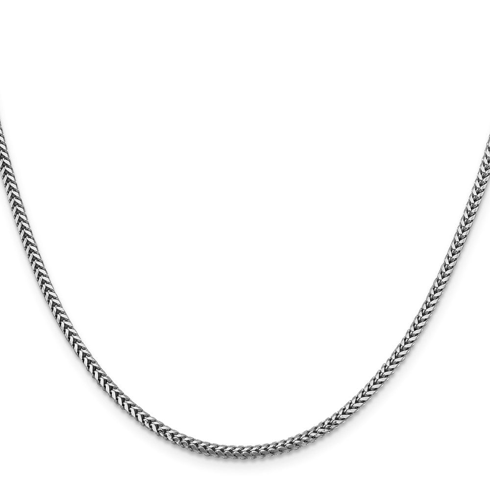 14K White Gold Franco with Lobster Clasp Chain