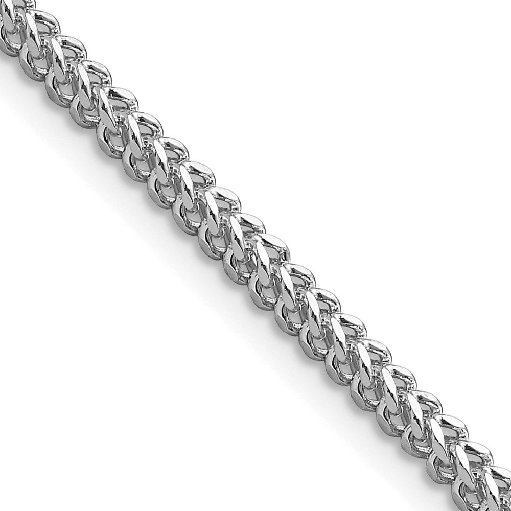 14K White Gold Franco with Lobster Clasp Chain