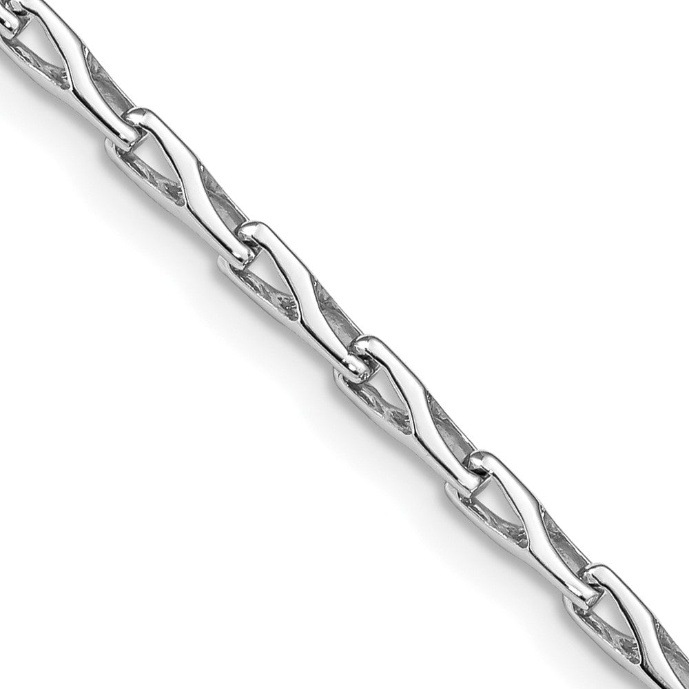 14K Hand Polished Fancy Link with Lobster Clasp Chain