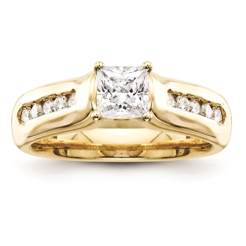 14k AA Diamond Engagement Ring