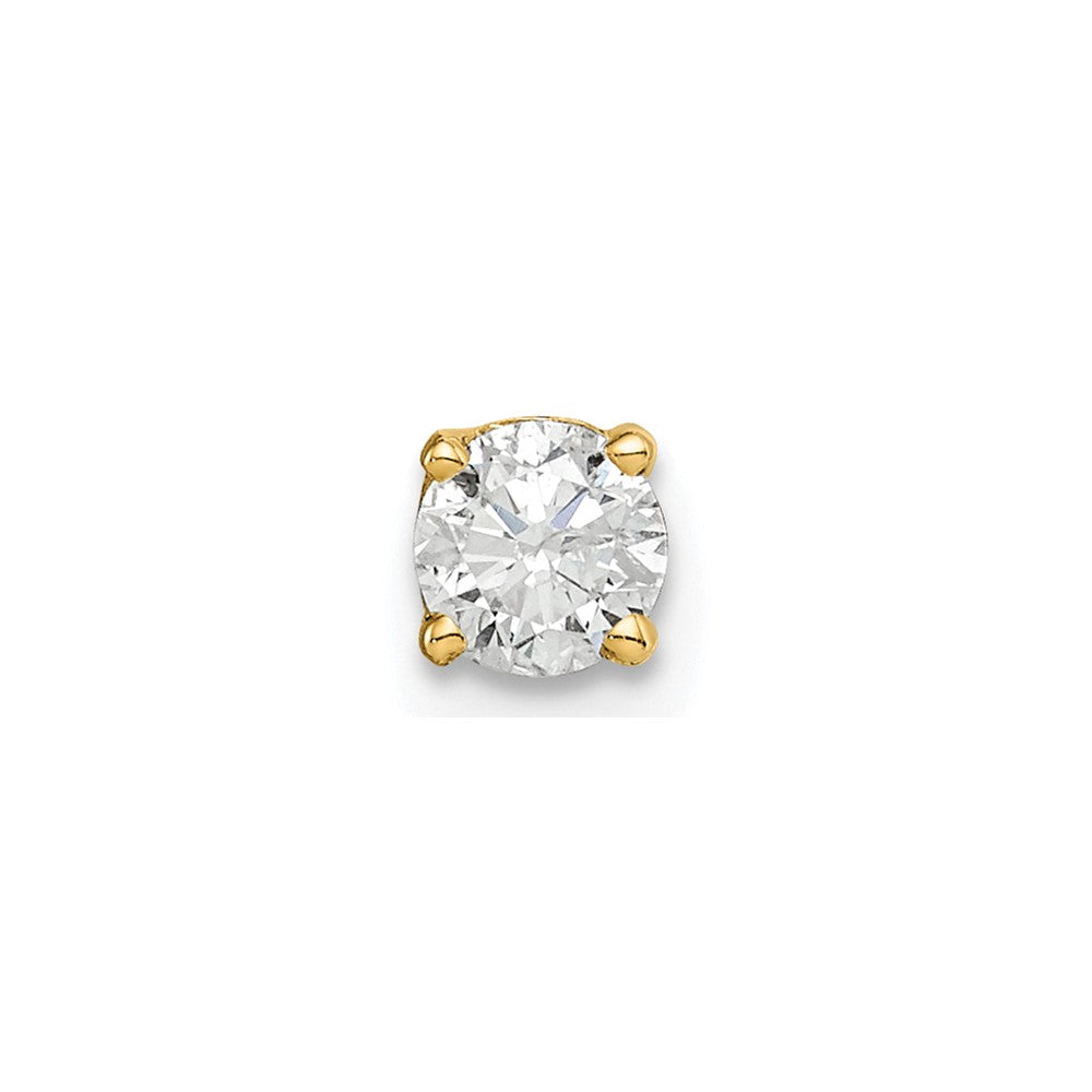 14k Single Stud Diamond Earring