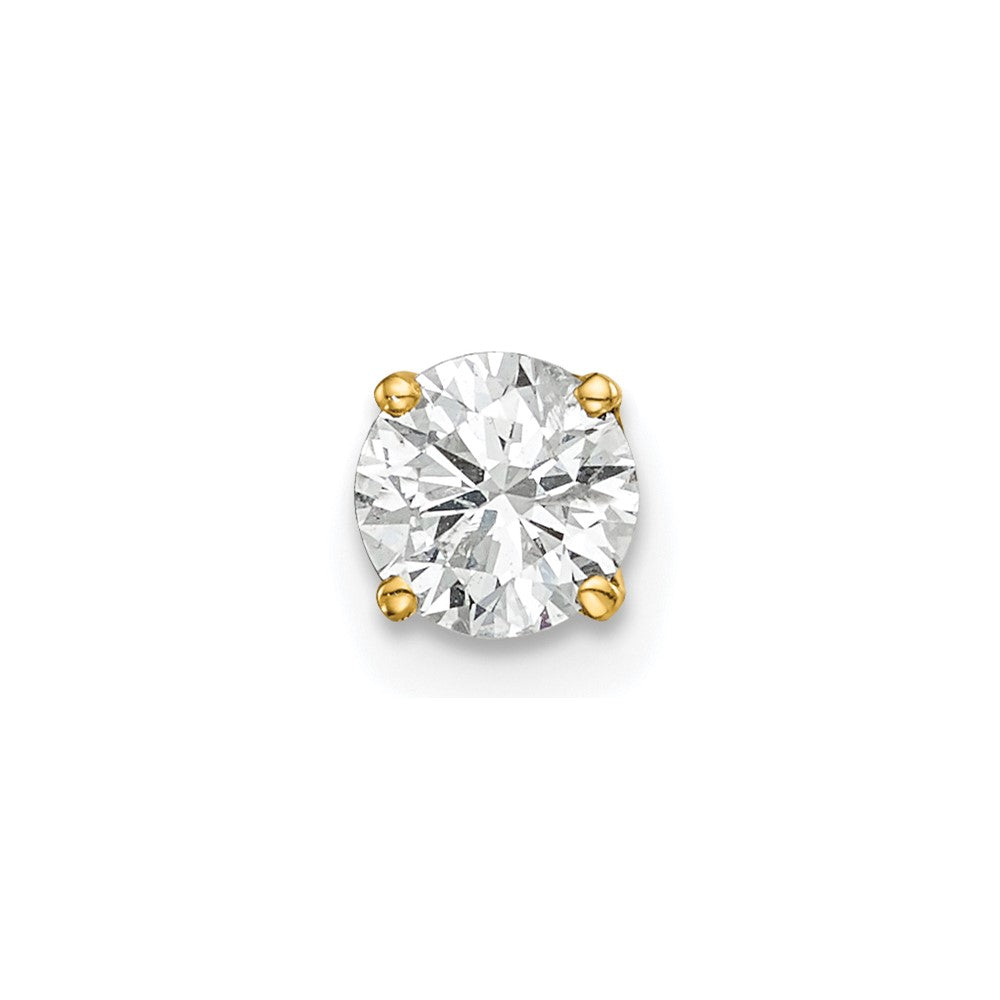 14k Single Stud Diamond Earring