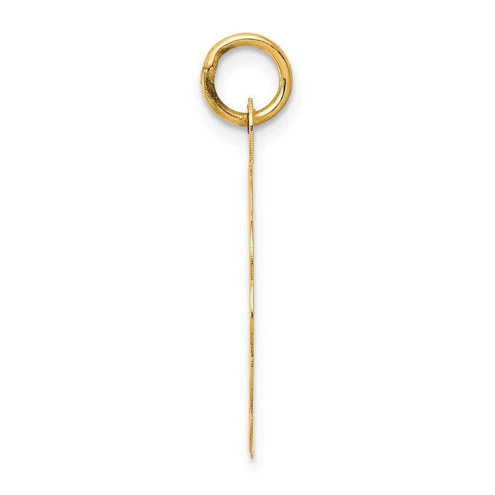 14k 25th ANNIVERSARY Engravable Disc Charm