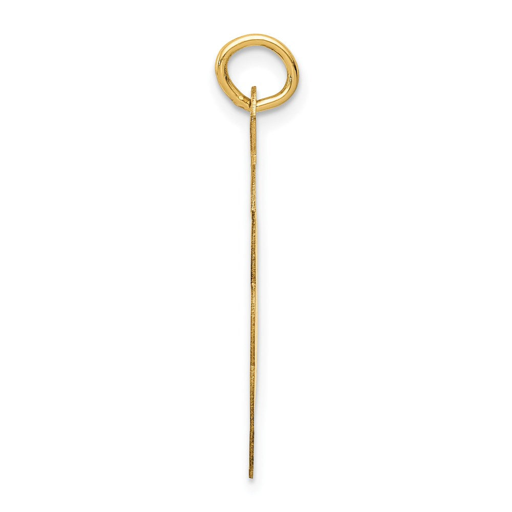 14K WEDDING BELLS Engravable Disc Charm