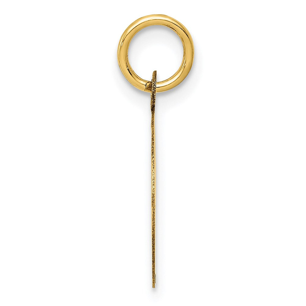 14K HAPPY ANNIVERSARY Engravable Disc Charm