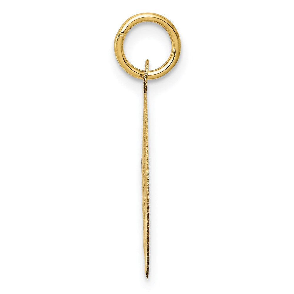 14K HAPPY ANNIVERSARY with Banner Engravable Disc Charm