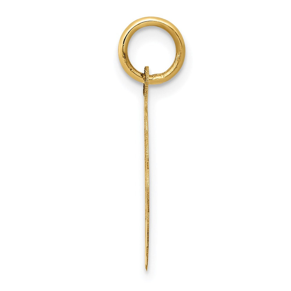 14k #1 GRANDPA Engravable Disc Charm