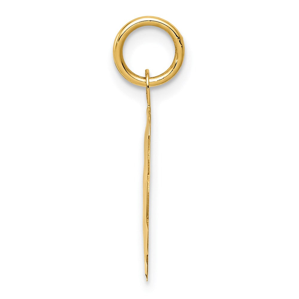 14K SPECIAL DAUGHTER Engravable Disc Charm