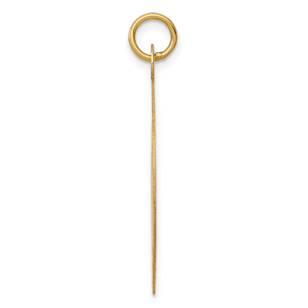14K HAPPY BIRTHDAY Engravable Disc Charm