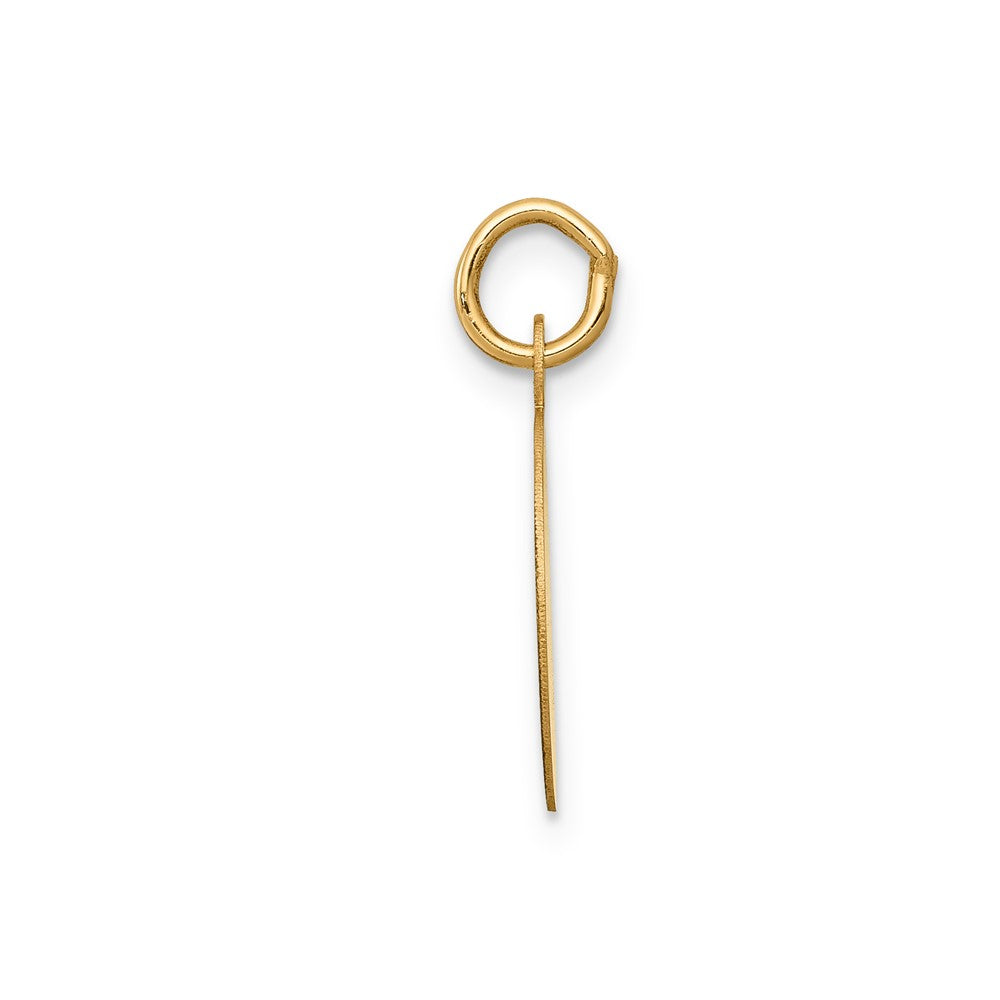 14k Rose Gold Happy Birthday Disc Charm