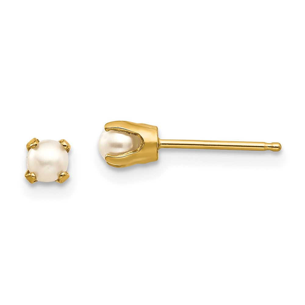 14k June/FW Cultured Pearl Post Earrings