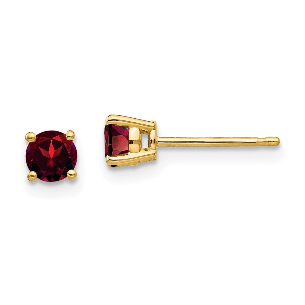 14k Garnet Earrings