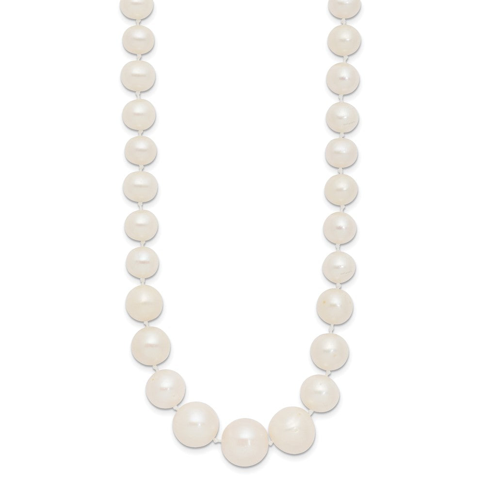 14k 7- White Freshwater Cultured Pearl Graduated Necklace