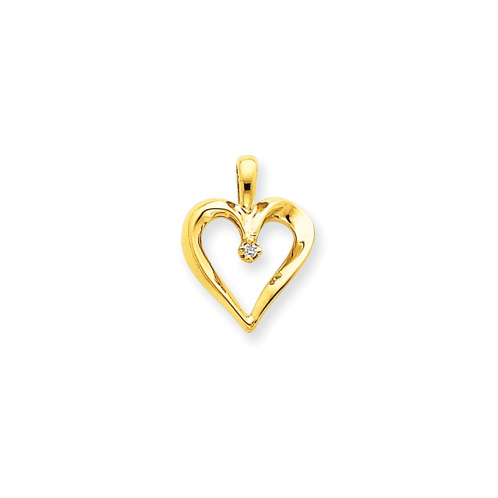 14k VS Diamond Heart