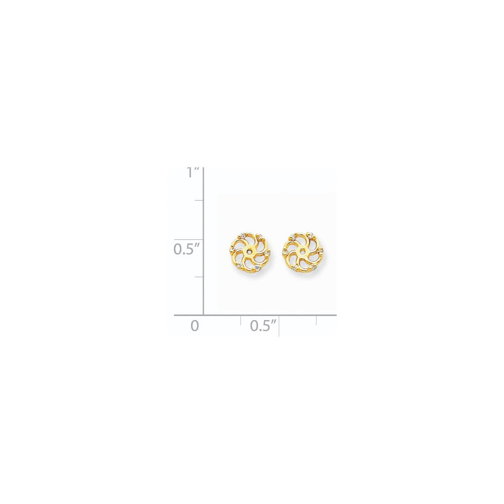 14k VS Diamond earring jacket