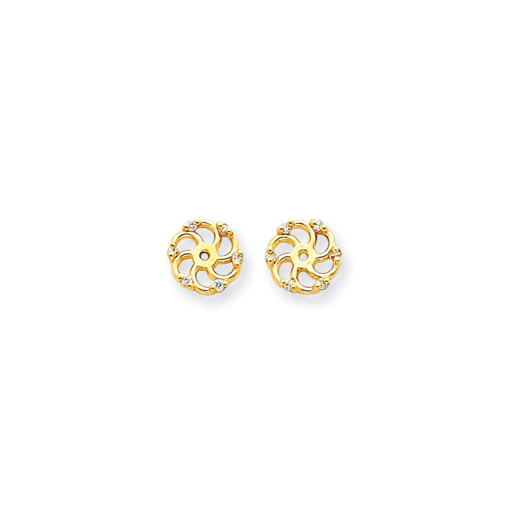 14k VS Diamond earring jacket