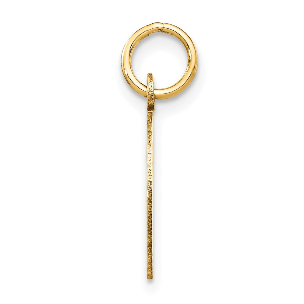 14k Etched Edge .009 Gauge Engravable Round Disc Charm