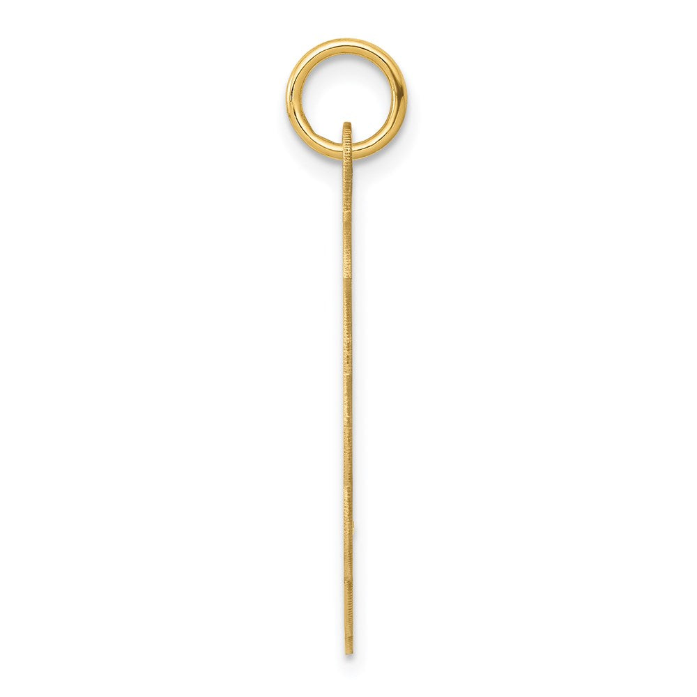14k .027 Gauge Engravable Round Scalloped 26x Disc Charm