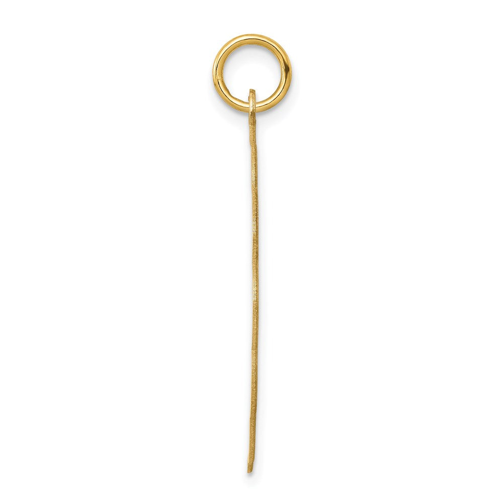 14k .027 Gauge Engravable Round Scalloped 28x Disc Charm