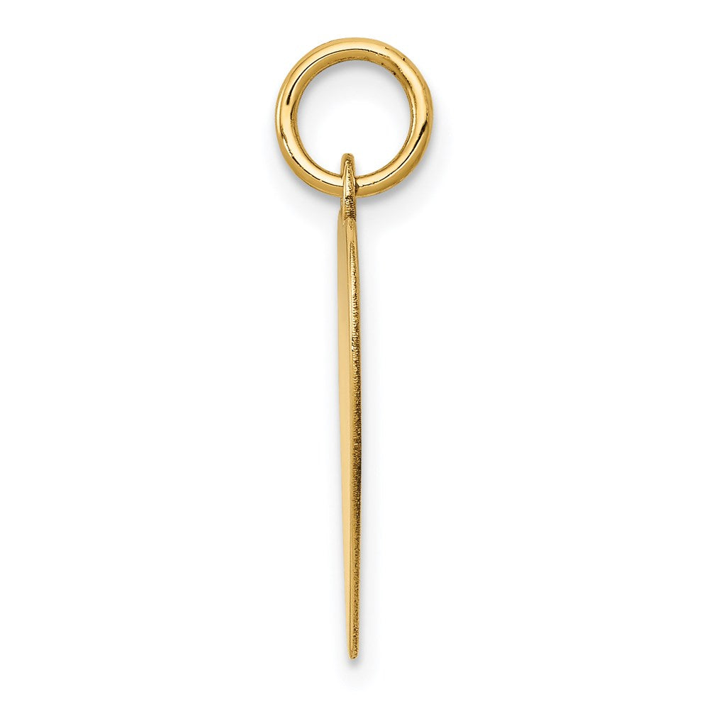 14k Plain .013 Gauge Heart Engravable 17x Disc Charm