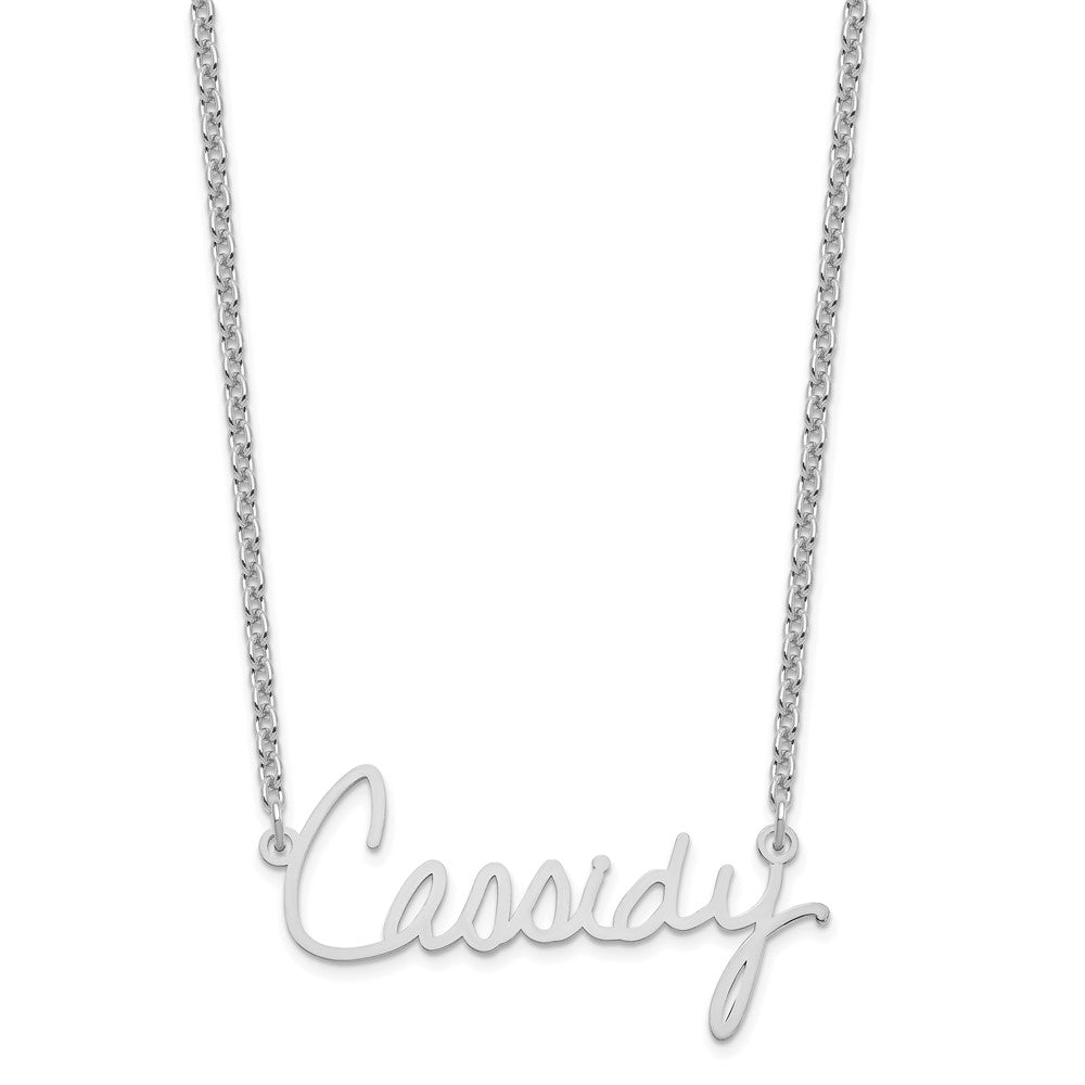 Sterling Silver/Rhodium-plated Signature Necklace