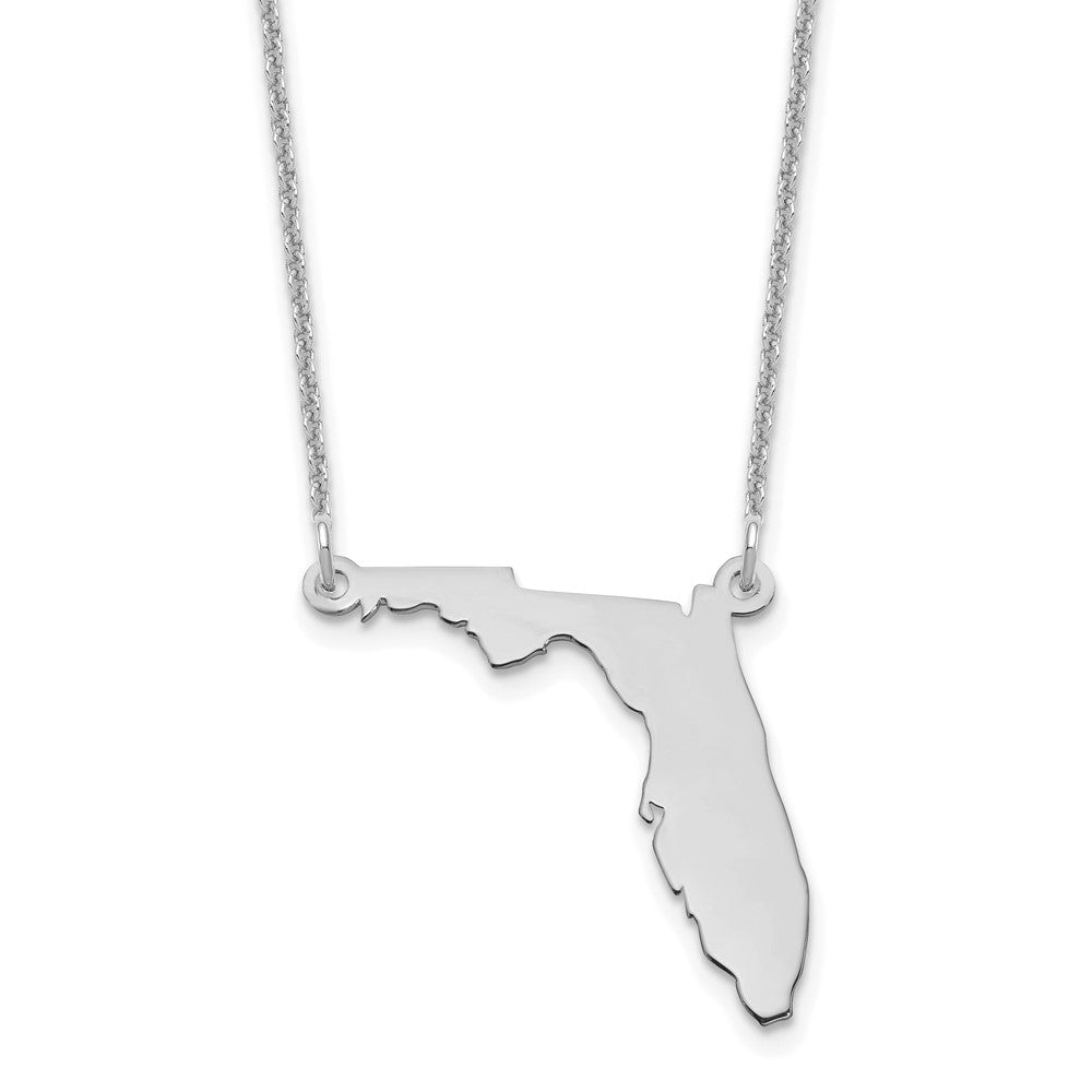 14KW Florida State Necklace