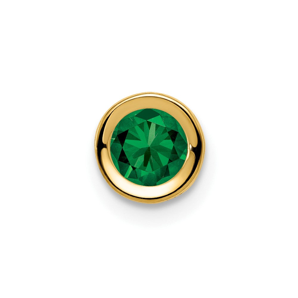 14k Mount St. Helens bezel pendant