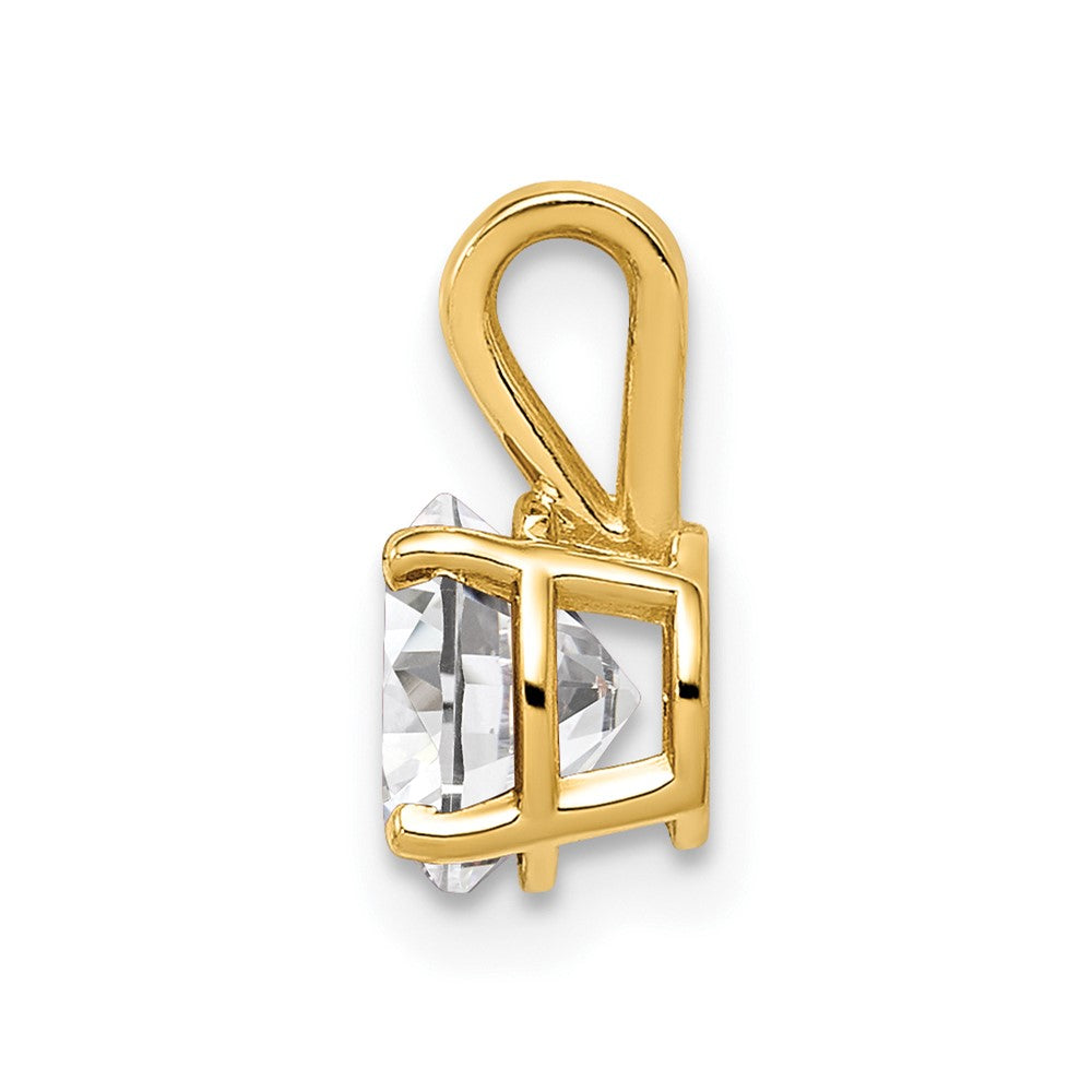 14k Cubic Zirconia pendant