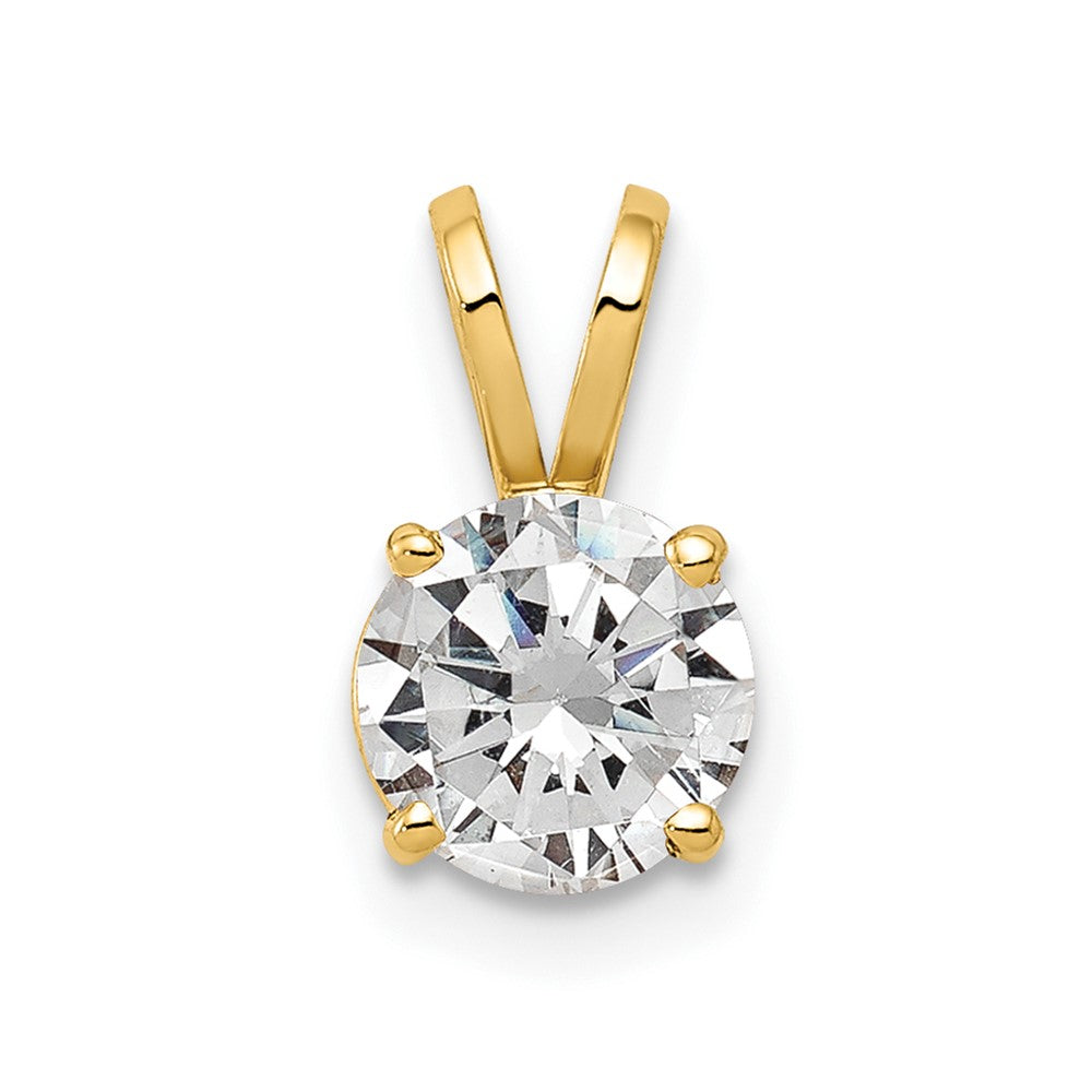 14k Cubic Zirconia pendant