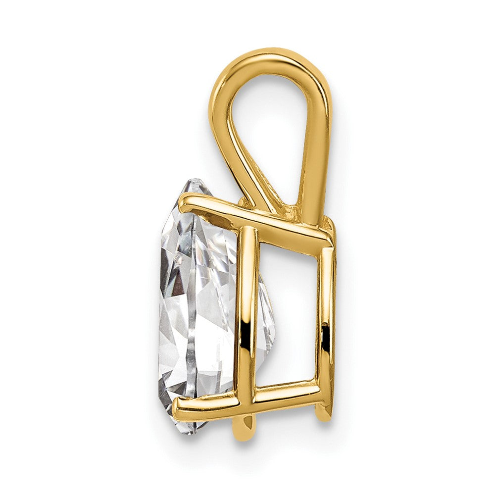14k 9x Pear Cubic Zirconia Pendant