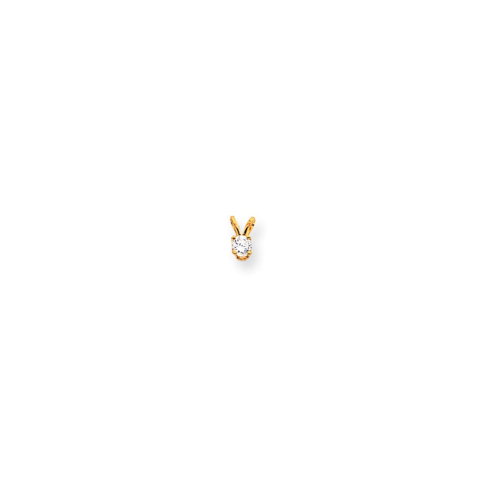 14k A Diamond pendant