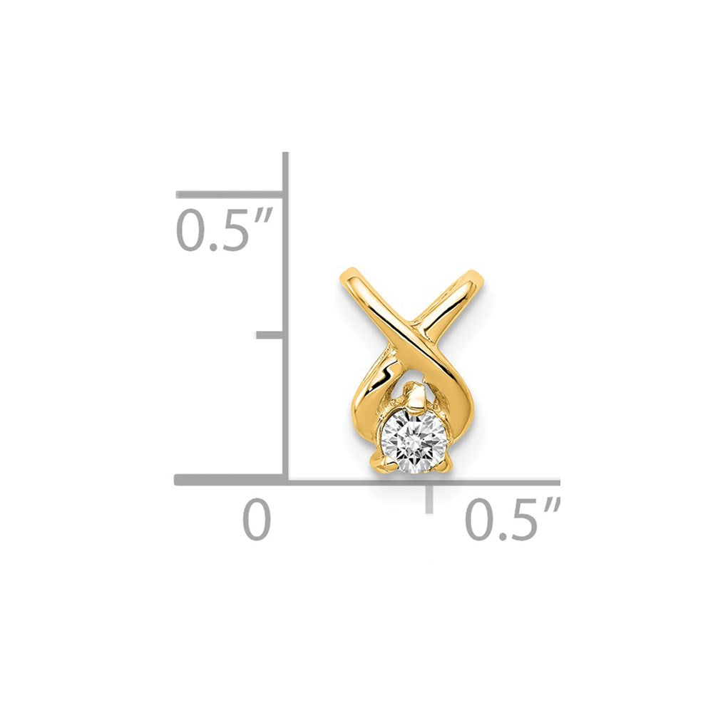 14k VS Diamond Chain Slide