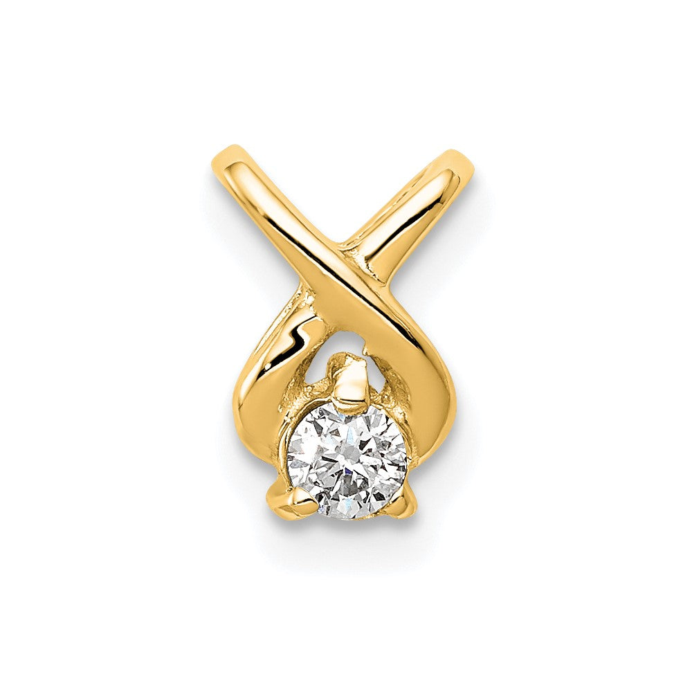 14k Complete VS Diamond Chain Slide
