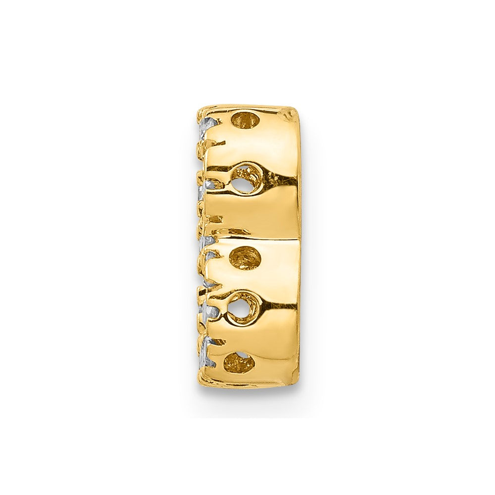 14k Diamond Initial B Charm