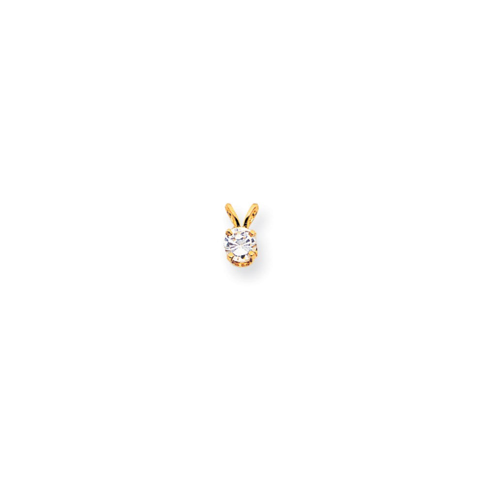 14k A Diamond pendant