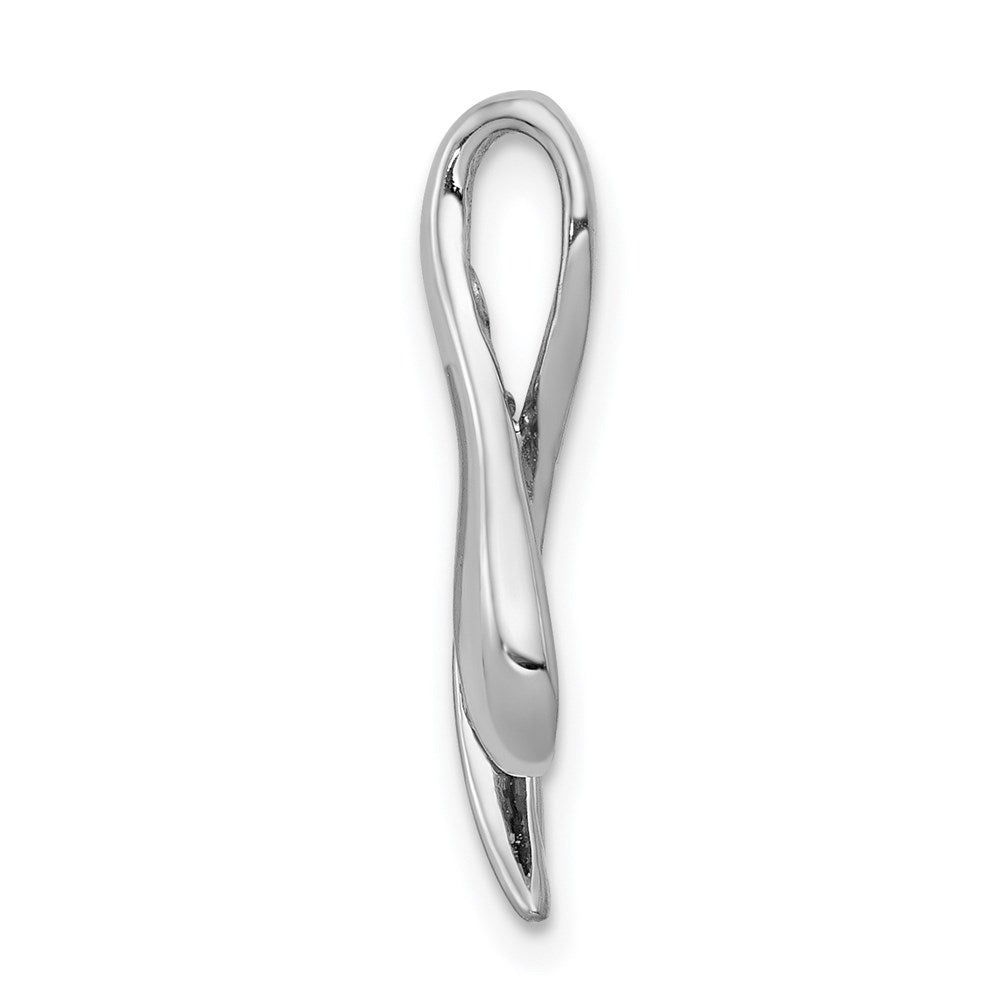 14k White Gold Amethyst Pendant