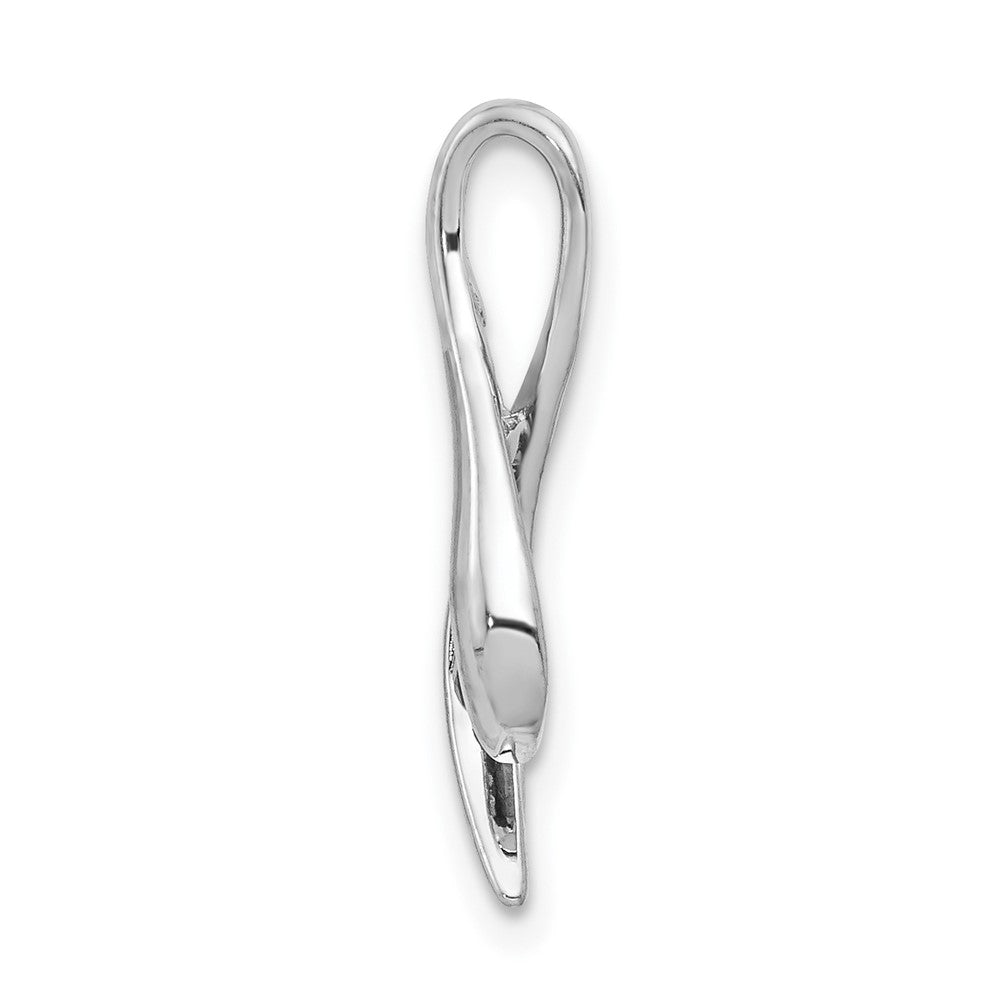 14k White Gold Ruby pendant