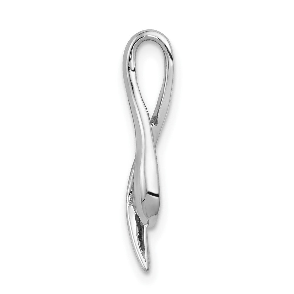 14k White Gold Tanzanite Pendant