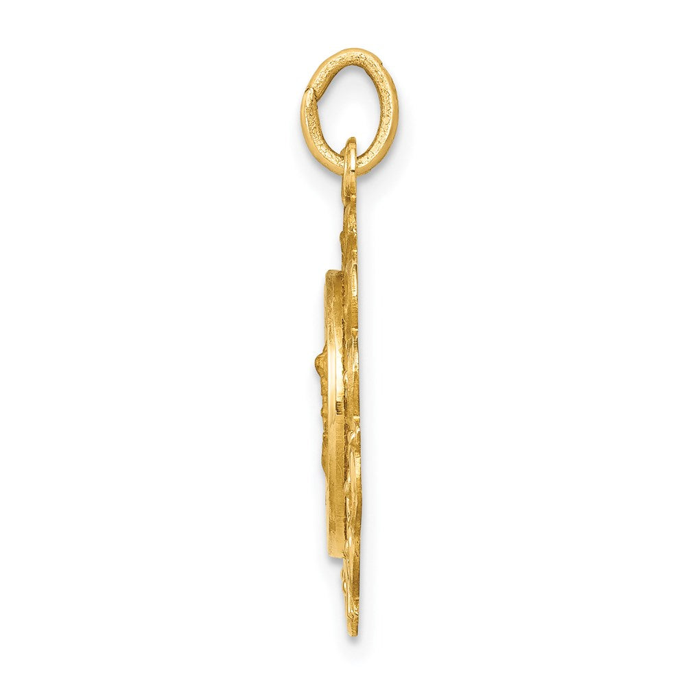 14k Saint Michael Medal Charm