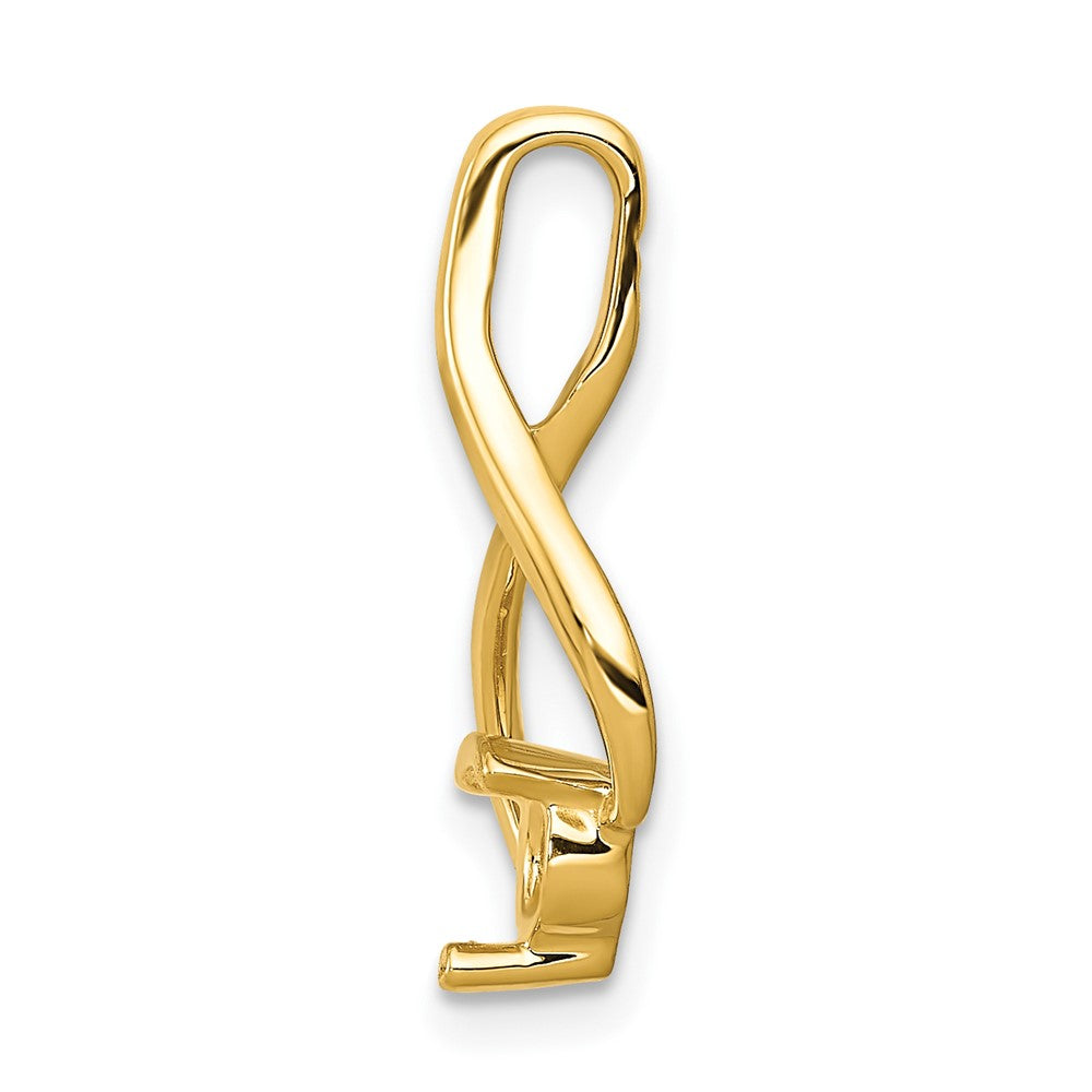 14k Holds Stone Fancy Slide Mounting Fits up to Regular/ Fancy or Reversible Omega
