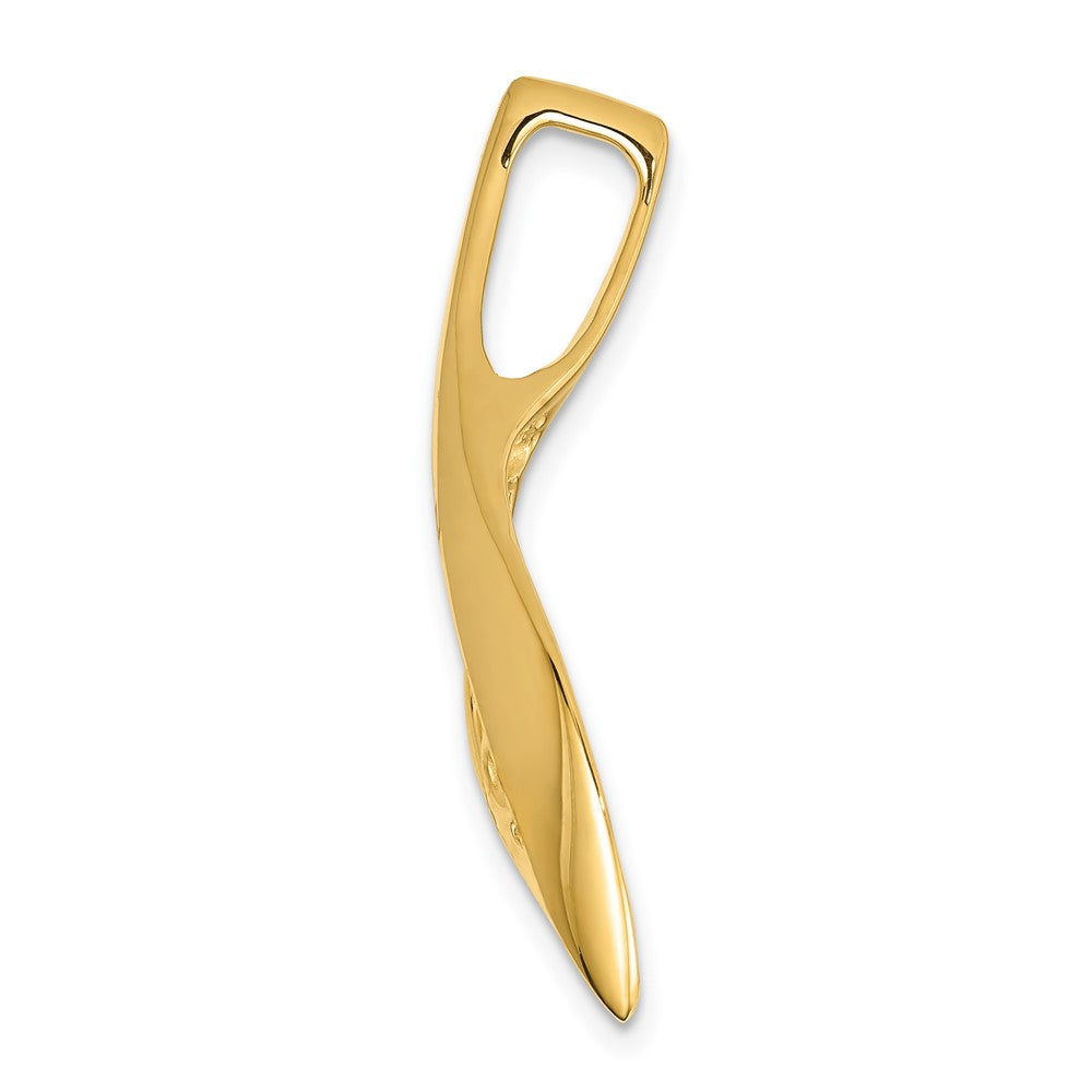 14k Fancy Peg-Set Diamond Slide Mounting Fits up to Regular/ Fancy or Reversible Omega