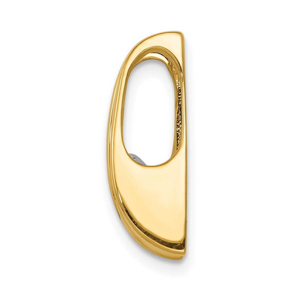 14k Complete A Diamond Slide Fits up to Regular/ Fancy or Reversible Omega