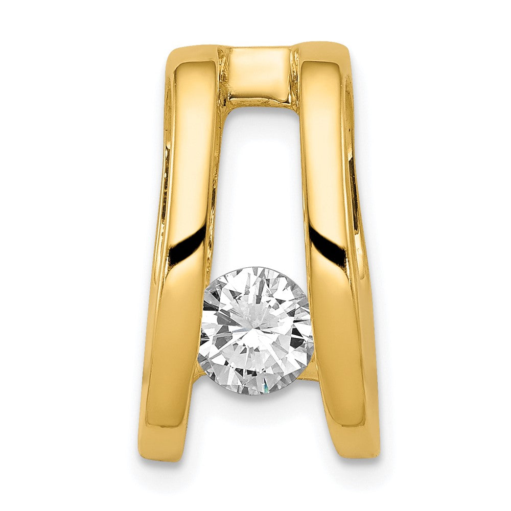14k Complete VS Diamond Slide Fits up to Regular/ Fancy or Reversible Omega